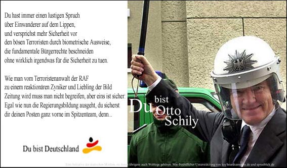 du bist otto schily