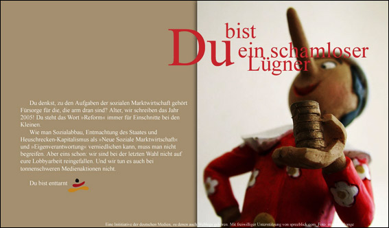 du bist ein schamloser l&uuml;gner