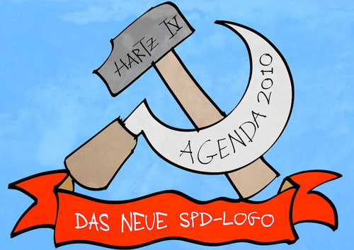 Kostas Koufogiorgos: SPD-Logo